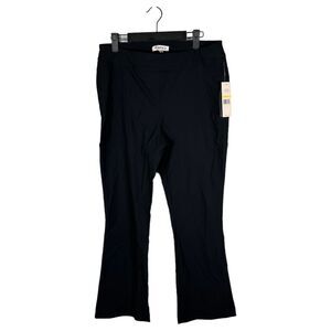 Nanette Lepore Black Straight Leg Pull On Trouser Pants Medium NEW with Tags